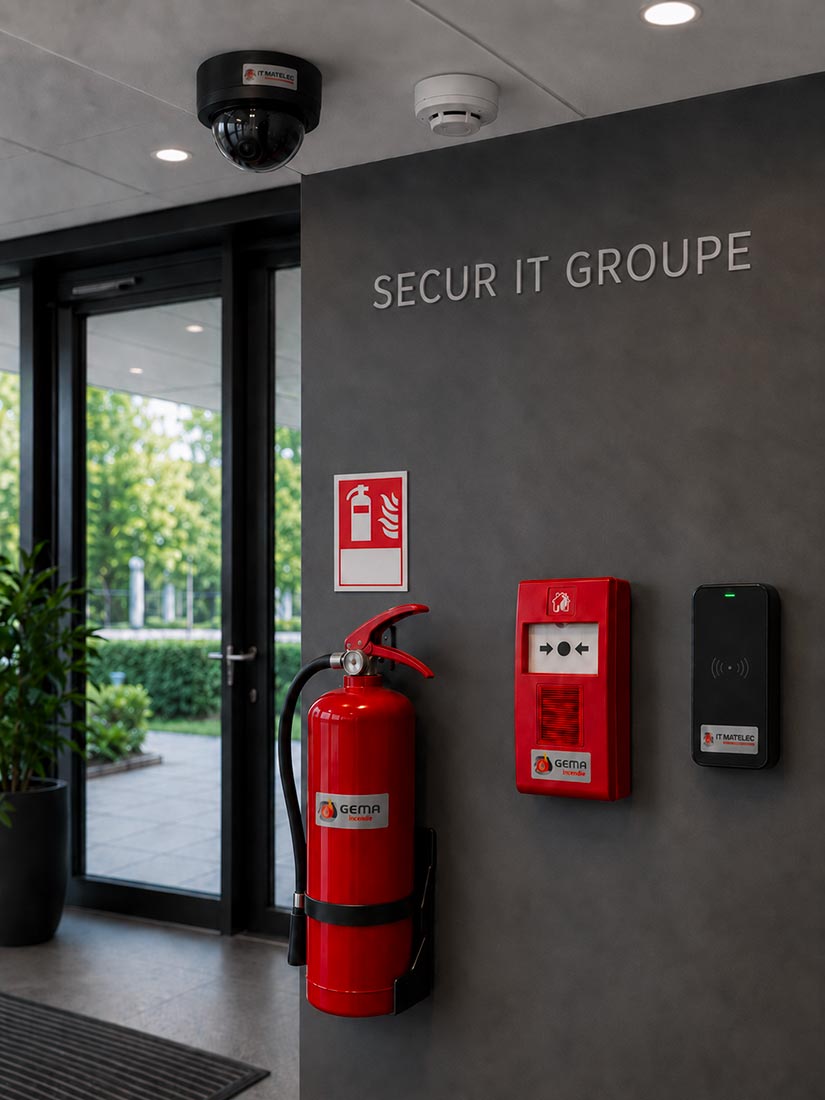 Sécurité globale : protection incendie et électronique Secur IT Groupe